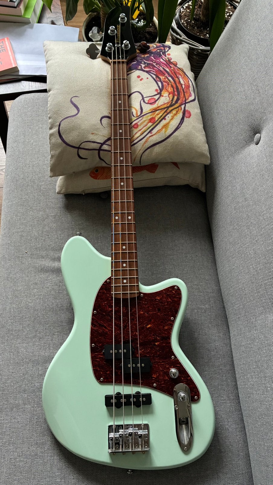 Ibanez TMB 100 Talman Mint Green in great condition, Ophalen, Zo goed als nieuw, Elektrisch