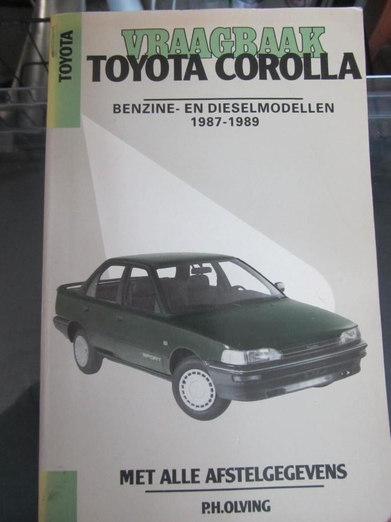 vraagbaak   TOYOTA  COROLLA  1987 / 1989, Ophalen of Verzenden