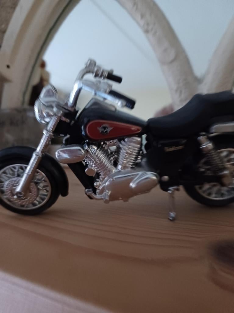 Model Motor  kawasaki vn 1500 vulcan  schaalmodel, Overige merken, Ophalen of Verzenden, Zo goed als nieuw, Groter dan 1:32