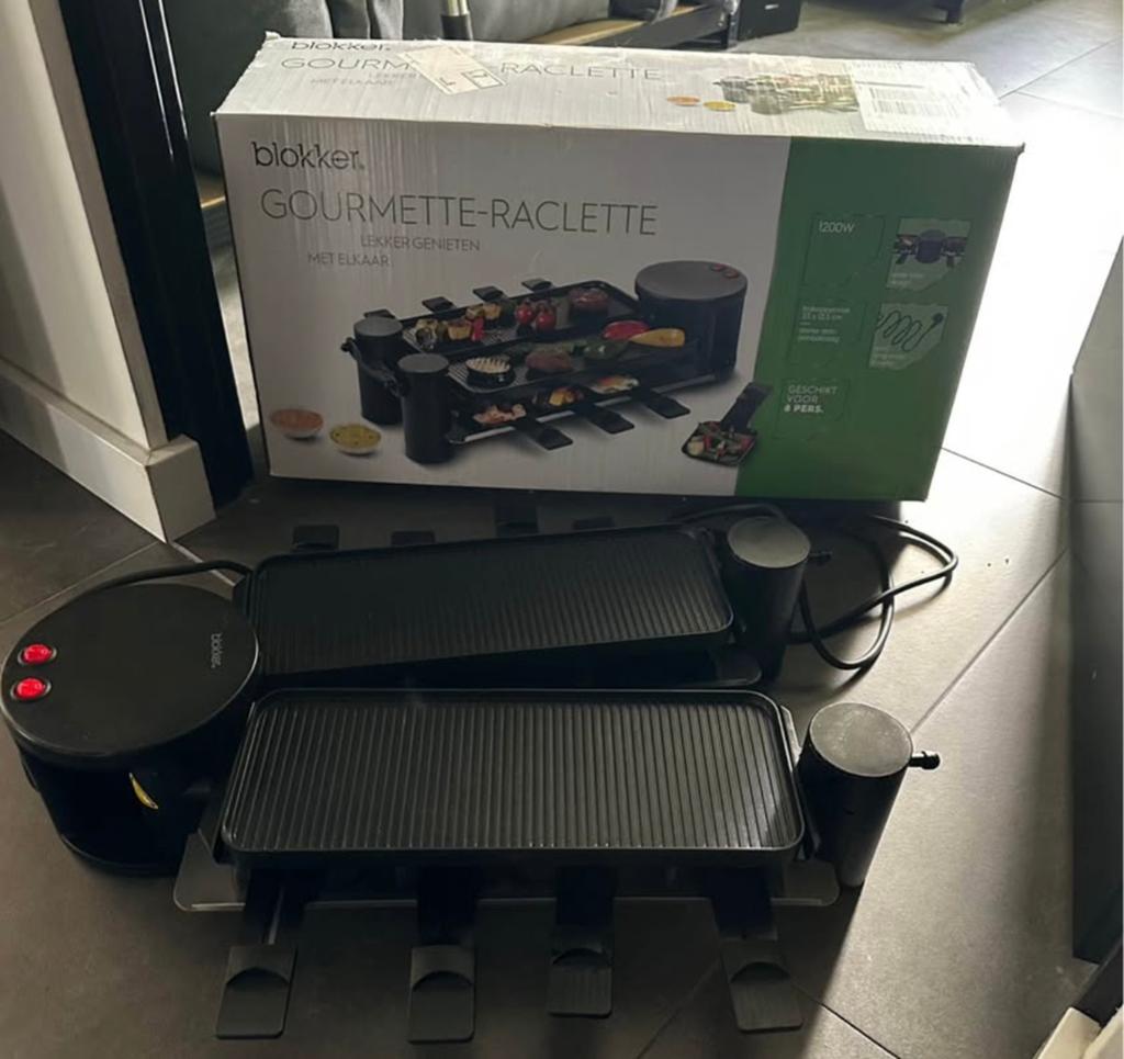 Gourmette-racelette, Ophalen, Zo goed als nieuw