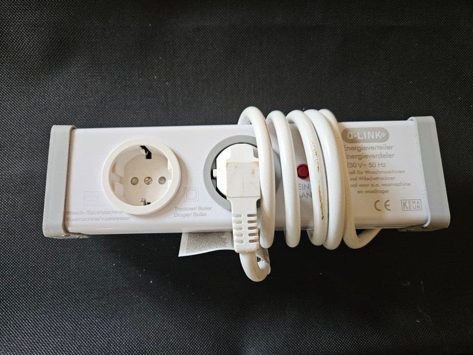 energieverdeler wasmachine / droger, Ophalen