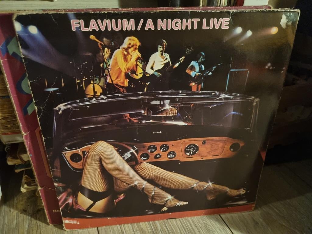 Flavium - A Night Live LP (1977) - Klassieke Rock Vinyl, Ophalen of Verzenden, Gebruikt