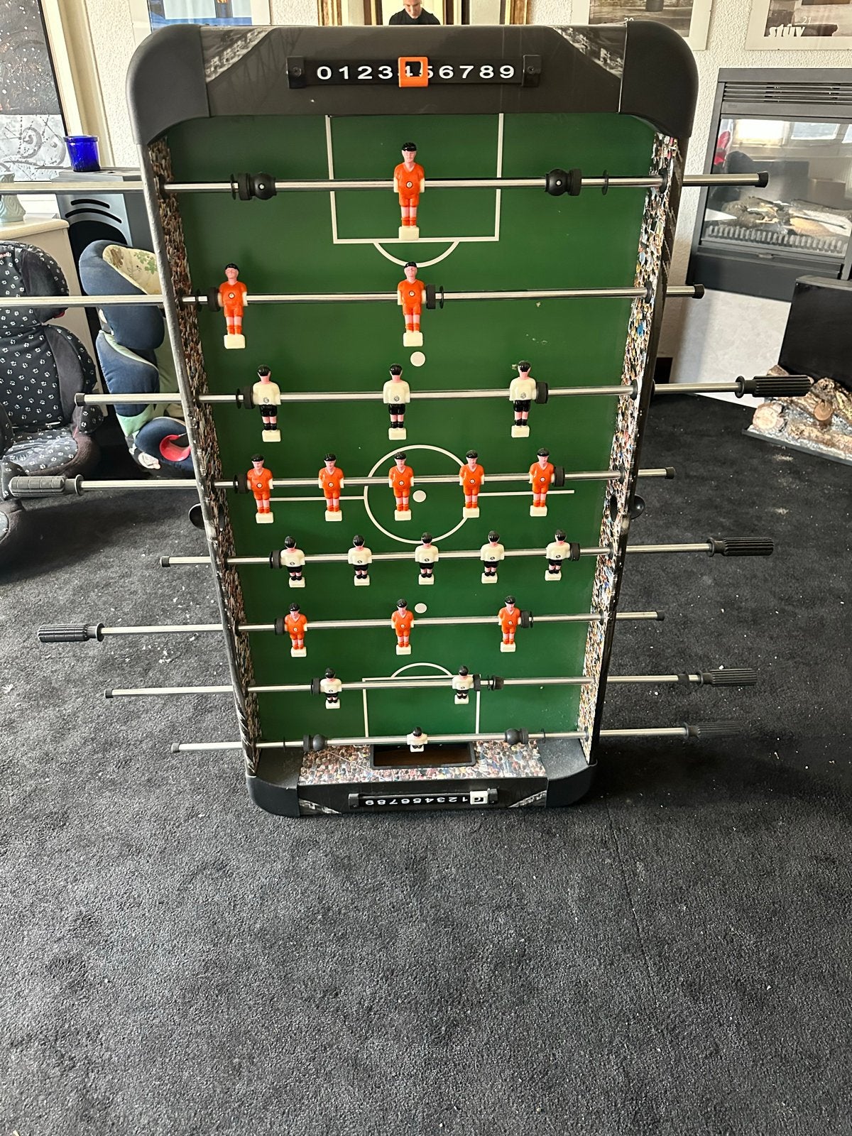 Voetbaltafel met poten, Ophalen, Gebruikt
