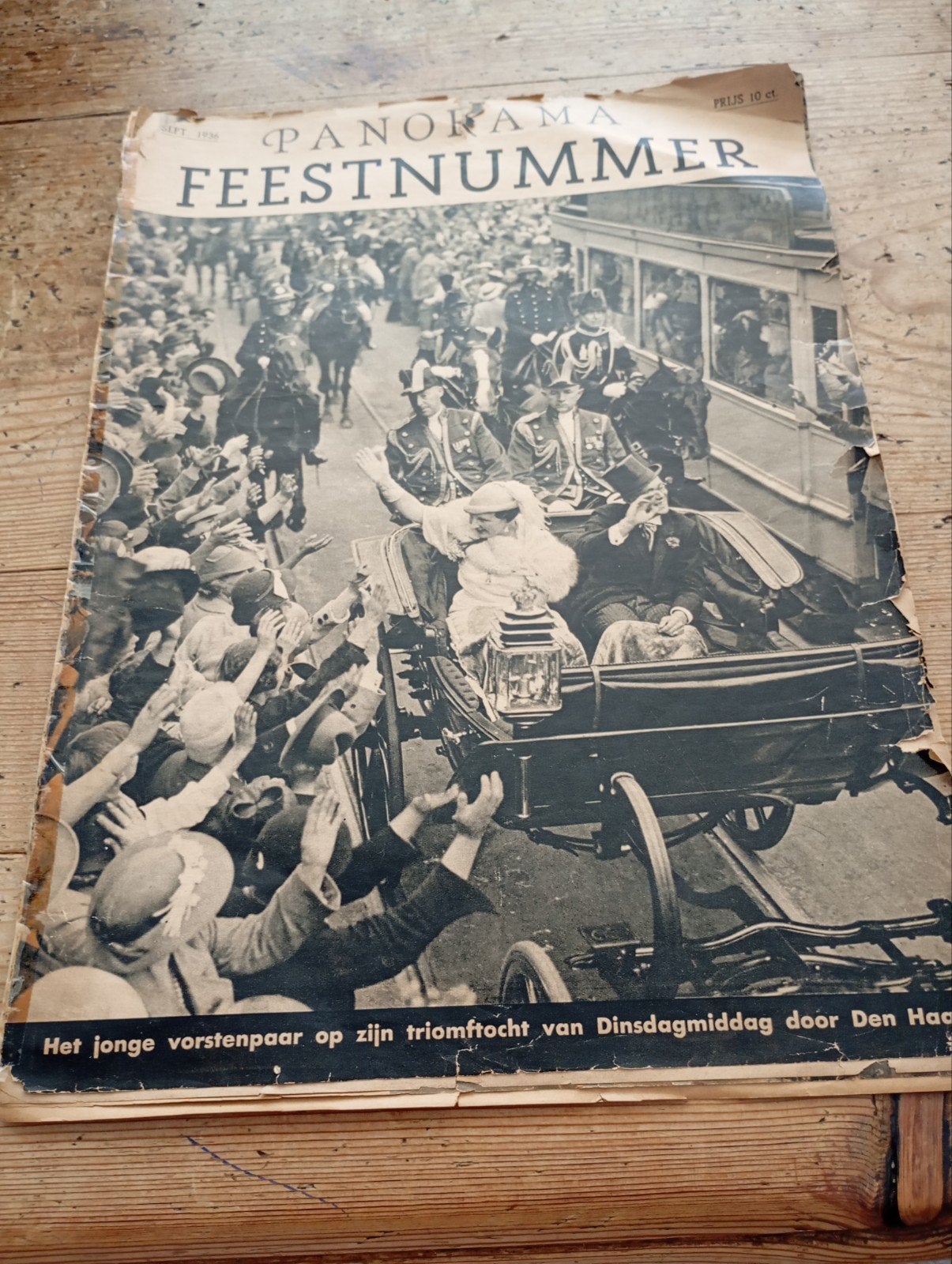 Vintage Panorama Feestnummer september 1936, Ophalen of Verzenden, Gebruikt, Tijdschrift of Boek