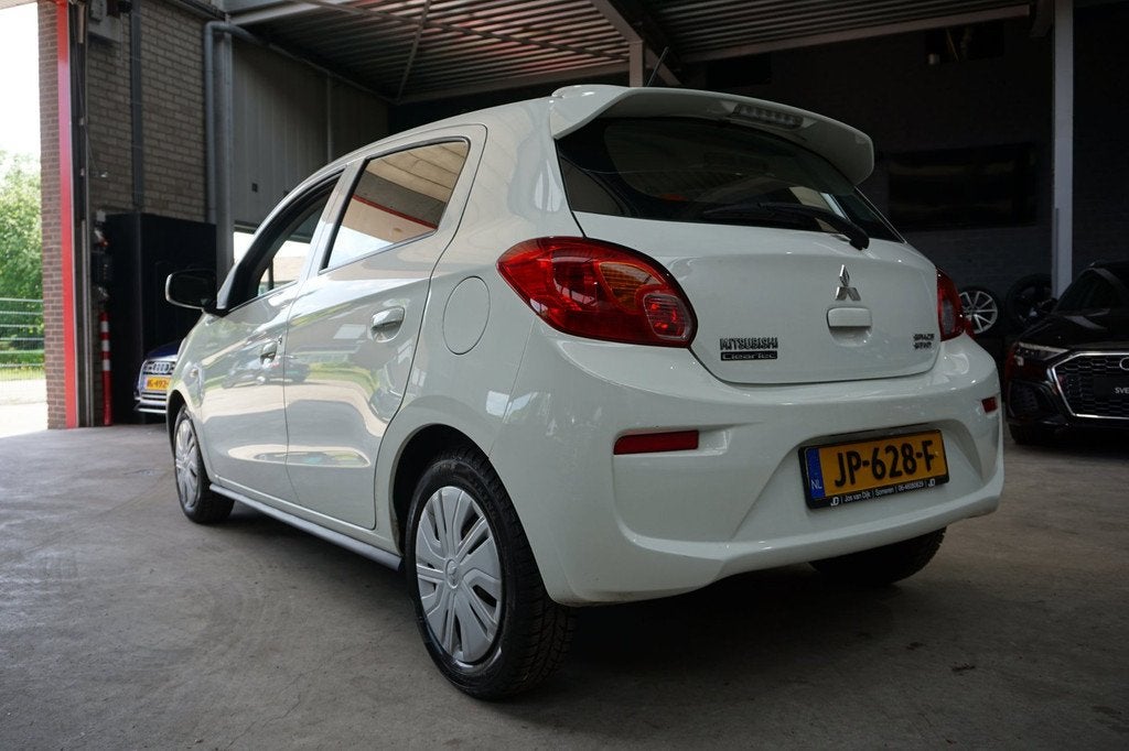 Mitsubishi Space Star 1.0 Airco|Rijklaarprijs!, Auto's, Voorwielaandrijving, Stof, Gebruikt, Wit
