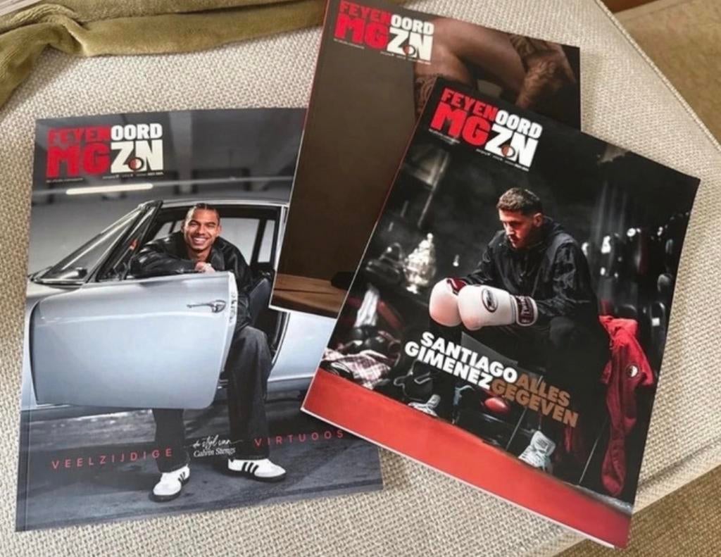 Feyenoord Magazines 2023-2024 - Nrs. 2, 3, 4 (Jaargang 17), Ophalen of Verzenden, Gelezen, Sport en Vrije tijd