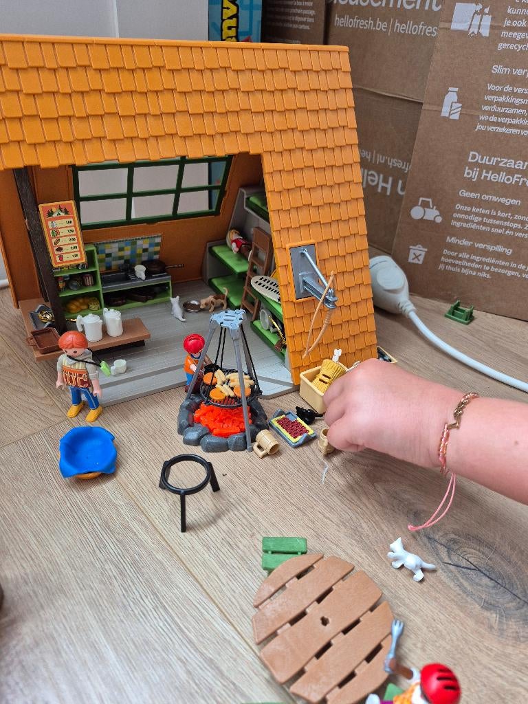 Playmobil boshuisje, Ophalen of Verzenden, Gebruikt