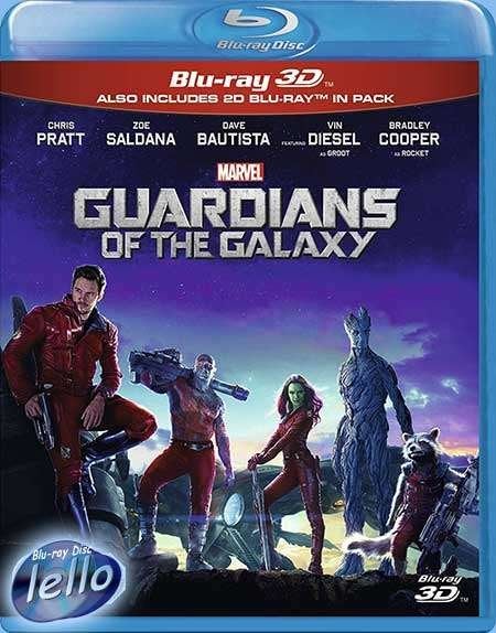 Blu-ray 3D: Marvel's Guardians of the Galaxy (2014) UK nNLO, Ophalen of Verzenden, Nieuw in verpakking, 3D Blu-ray, Science Fiction en Fantasy