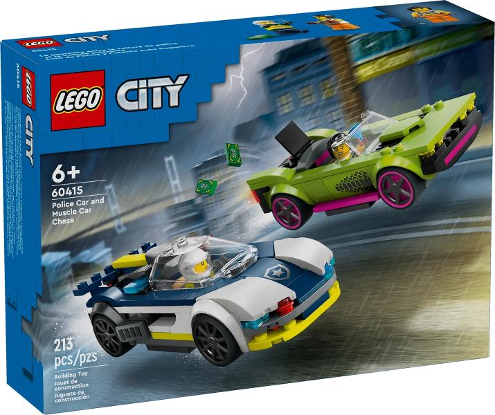 Lego City set 60415 Politiewagen en snelle autoachtervolging, City, Lego, Nieuw, Ophalen of Verzenden
