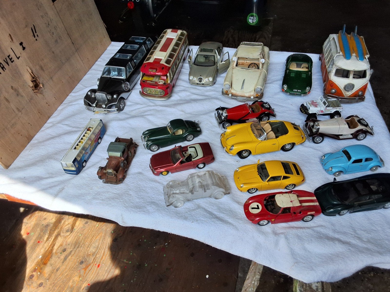 Diverse miniatuur auto's, Ophalen, Groter dan 1:32, Auto, Overige merken