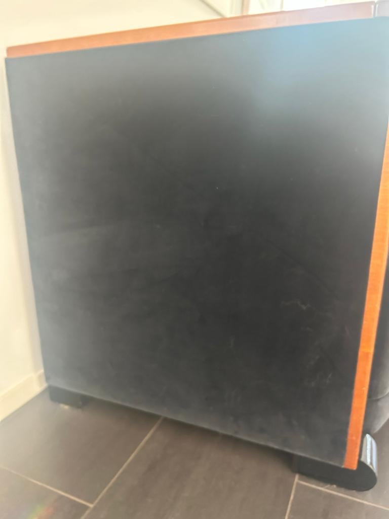 Art Deco Stijl Bank met Wortelnoten Details, Ophalen, Gebruikt, Driepersoons, 75 tot 100 cm