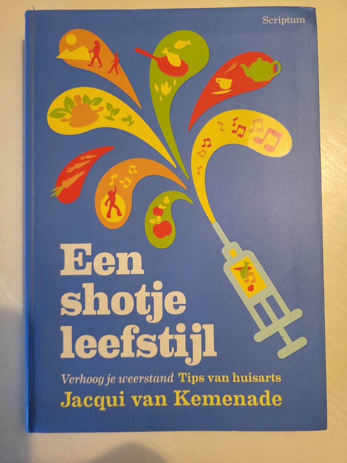 Een shotje leefstijl: Verhoog je weerstand, Ophalen of Verzenden, Zo goed als nieuw, Gezondheid en Conditie, Jacqui van Kemenade