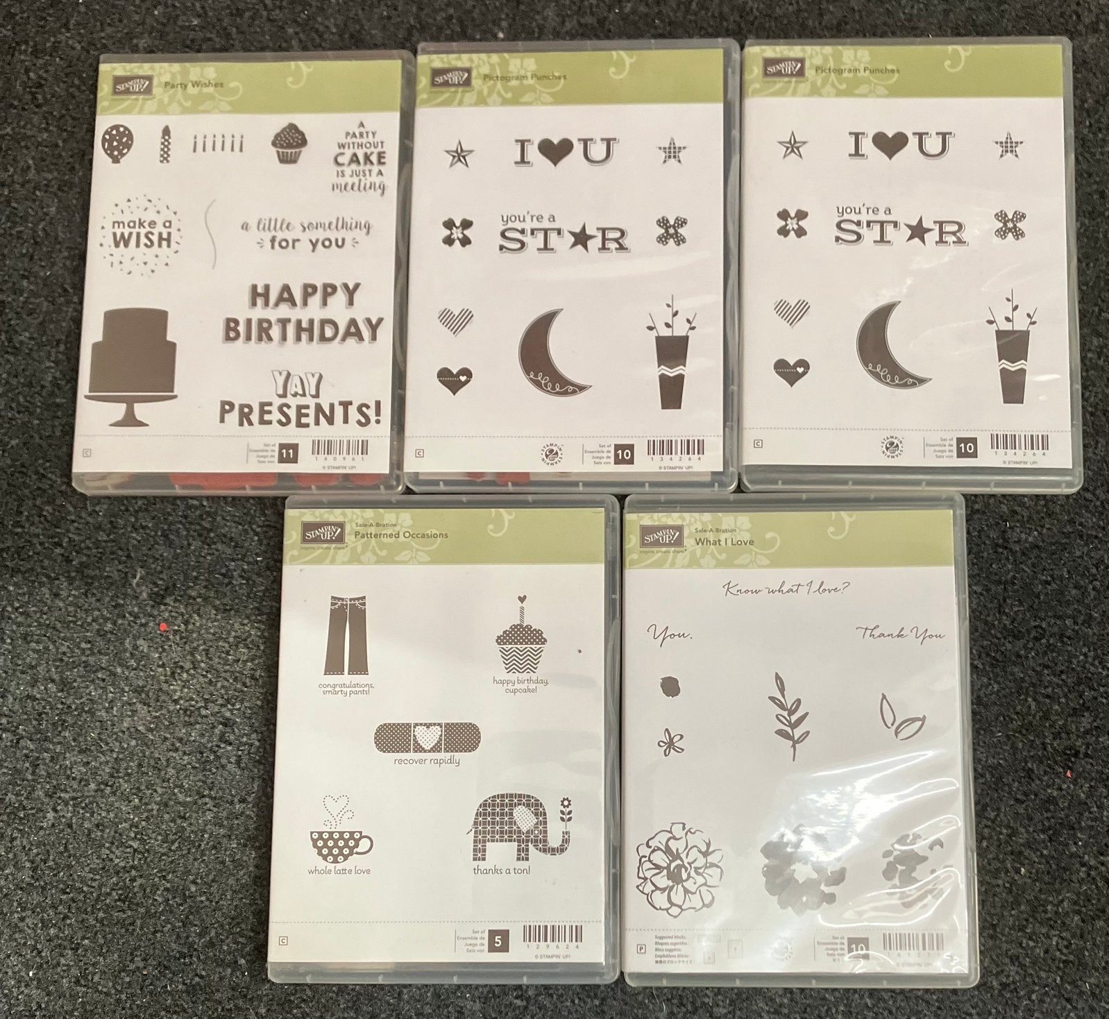 Stampin Up stempels nw, Hobby en Vrije tijd, Ophalen of Verzenden, Nieuw