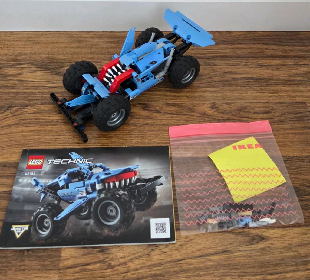 Lego Technic MonsterJam Megalodon 42134, Lego, Ophalen of Verzenden, Zo goed als nieuw, Complete set