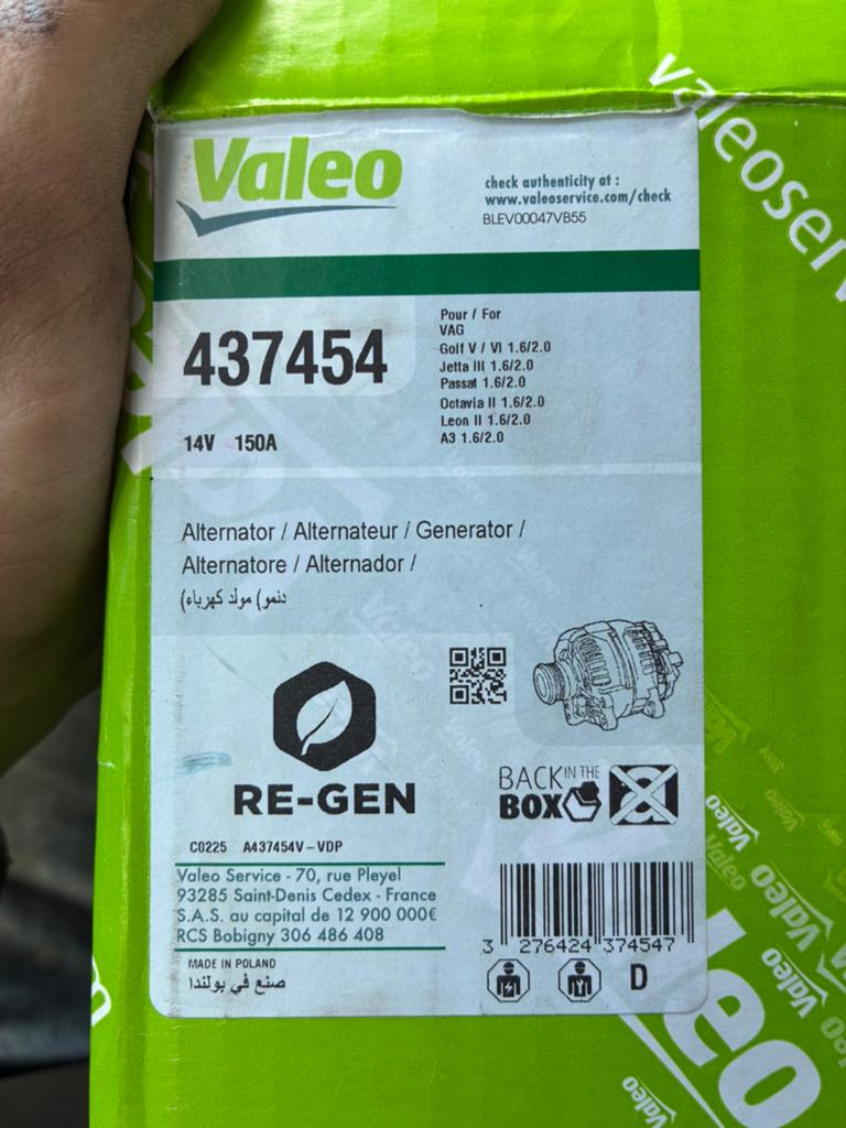 Valeo dynamo audi seat vw etc etc, Ophalen, Nieuw