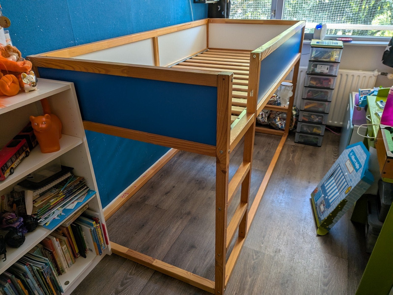 IKEA Kura omkeerbaar bed - Hoogslaper/Laag bed, Kinderen en Baby's, Kinderkamer | Bedden, Ophalen, 85 tot 100 cm, Gebruikt, Lattenbodem