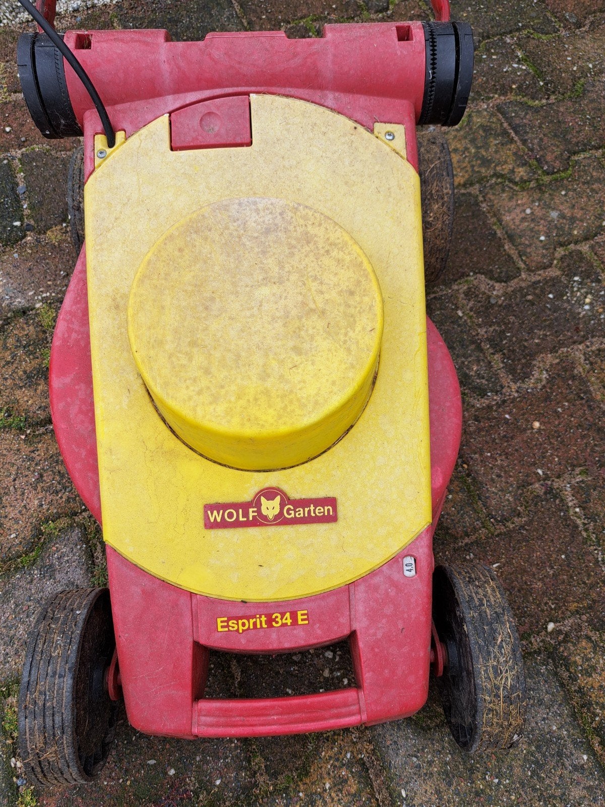 Wolf Garten Esprit 34 E Elektrische Grasmaaier, Tuin en Terras, Grasmaaiers, Ophalen, Cirkelmaaier, Elektrische grasmaaier, 30 t/m 39 cm