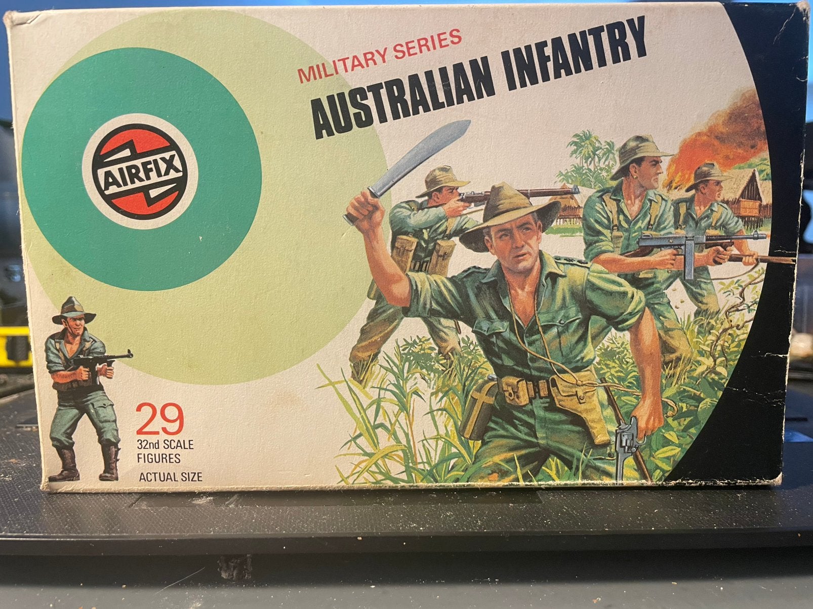 Airfix Australian Infantry, Ophalen of Verzenden, Gebruikt, Groter dan 1:35, Figuur of Figuren