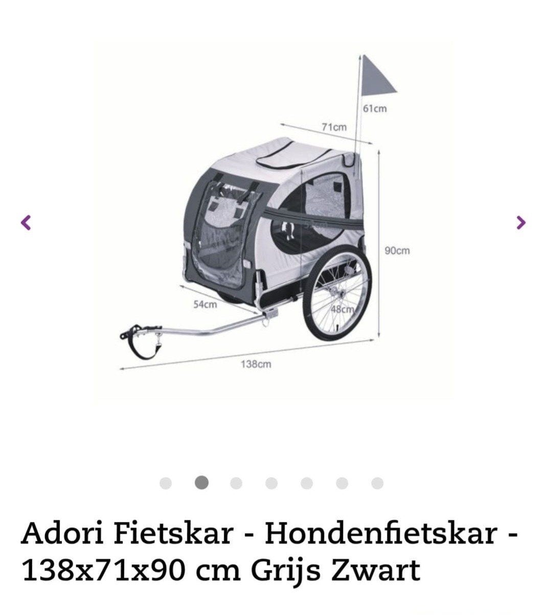 Adori Honden Fietskar - Zo goed als nieuw, Ophalen, Adori, Opvouwbaar, 20 tot 40 kg