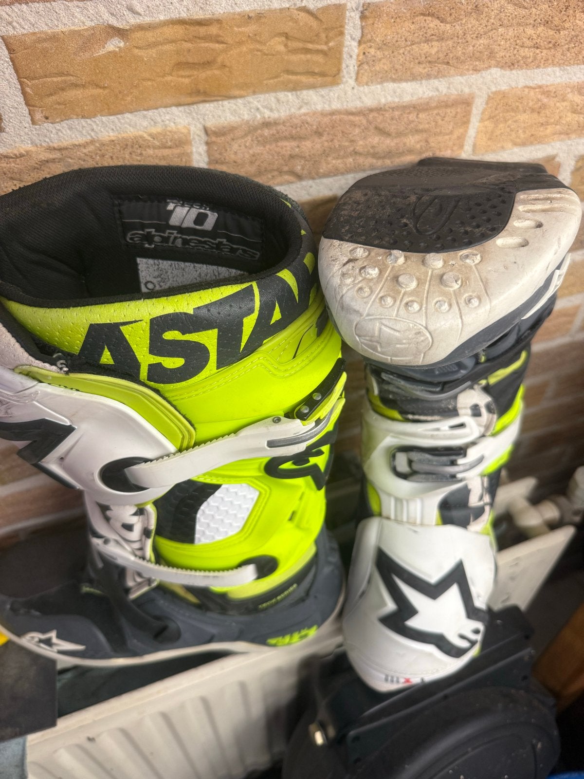 Alpinestars Tech 10 zool reparatie - ER rubbers, Ophalen of Verzenden