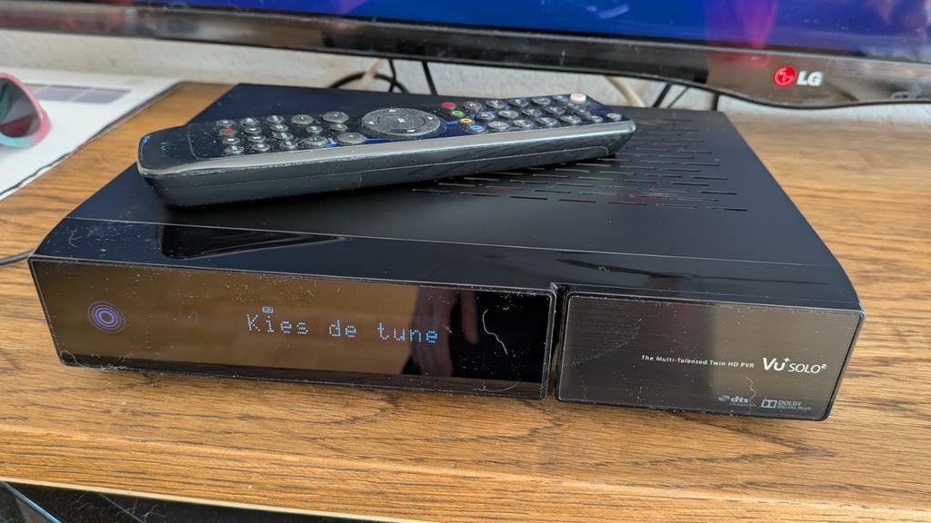 VU+ Solo 2 HD satelliet ontvanger met harddisk en OpenPli, Ophalen of Verzenden, Gebruikt, Harddiskrecorder