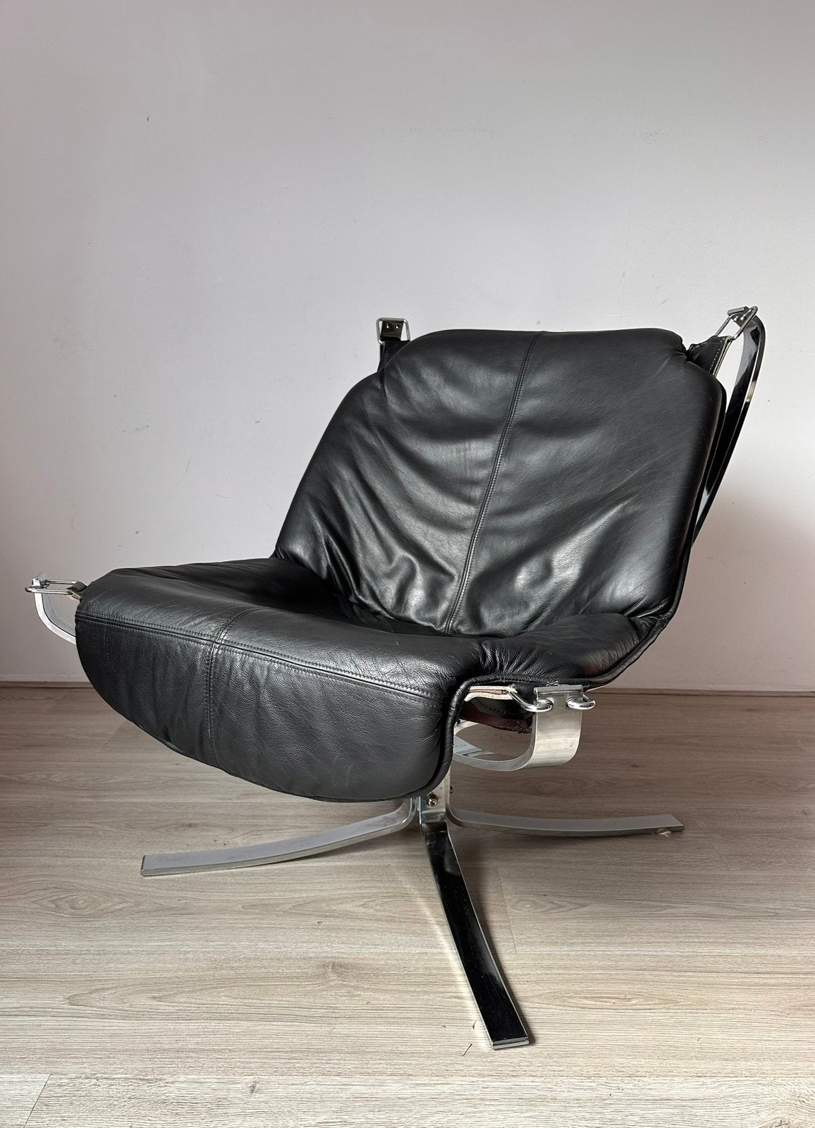 Vatne Mobler Falcon lounge fauteuil, Ophalen, Gebruikt, 75 tot 100 cm, 50 tot 75 cm
