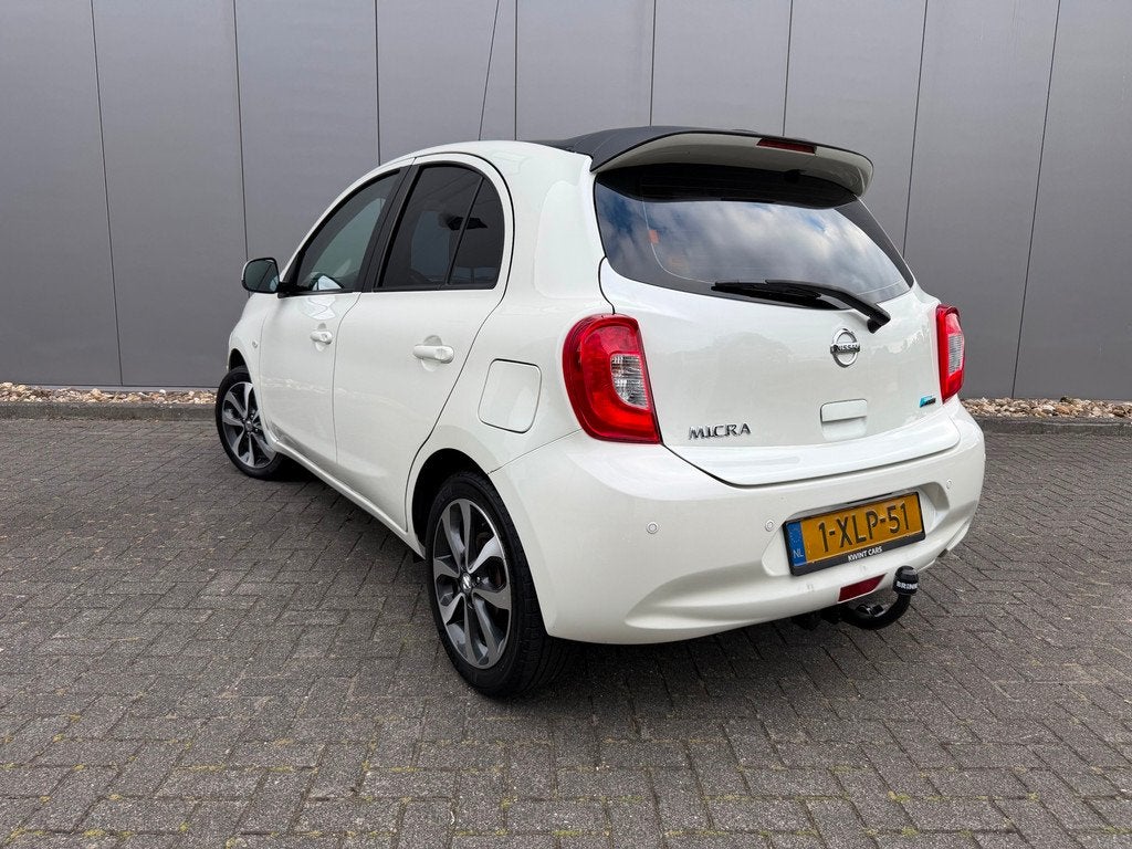 Nissan Micra 1.2 DIG-S Connect Edition|1eEIG|DEALEROH|CRUISE, Auto's, Nissan, Voorwielaandrijving, Euro 5, Stof, Zwart