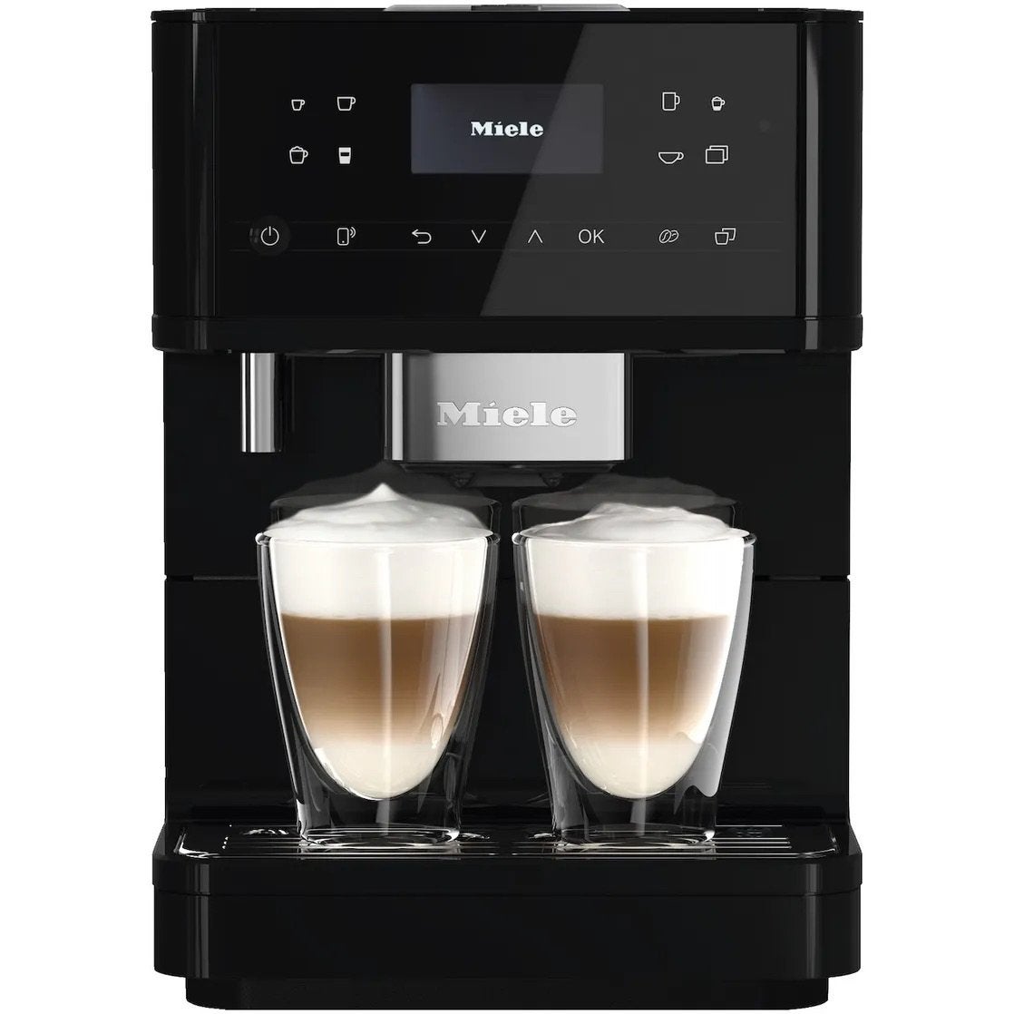 Te Koop Nieuwe Miele CM 6160 Obsidiaanzwart Koffiemachine, Witgoed en Apparatuur, 10 kopjes of meer, Afneembaar waterreservoir