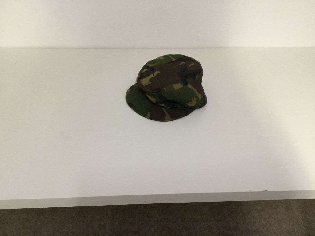 Defensie gevechtspet Woodland camouflage, Ophalen of Verzenden, Landmacht, Nederland, Kleding of Schoenen