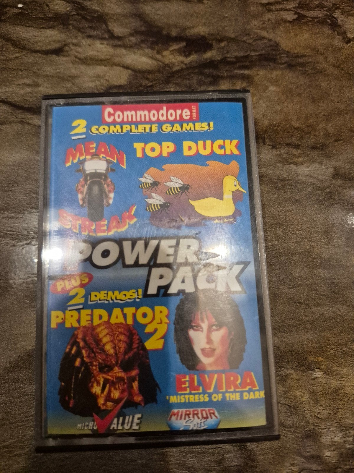 Commodore 64 Power Pack: Mean Streak & Top Duck (C64), Ophalen of Verzenden, Gebruikt, Overige genres