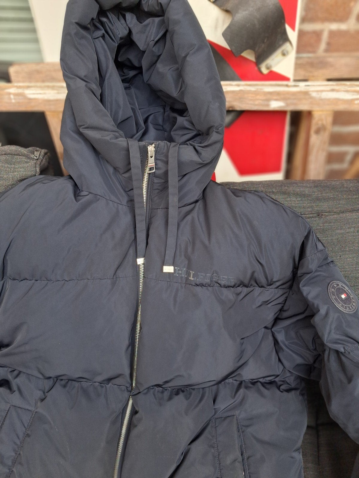 Tommy Hilfiger donsjas maat 36, Ophalen of Verzenden, Nieuw, Blauw