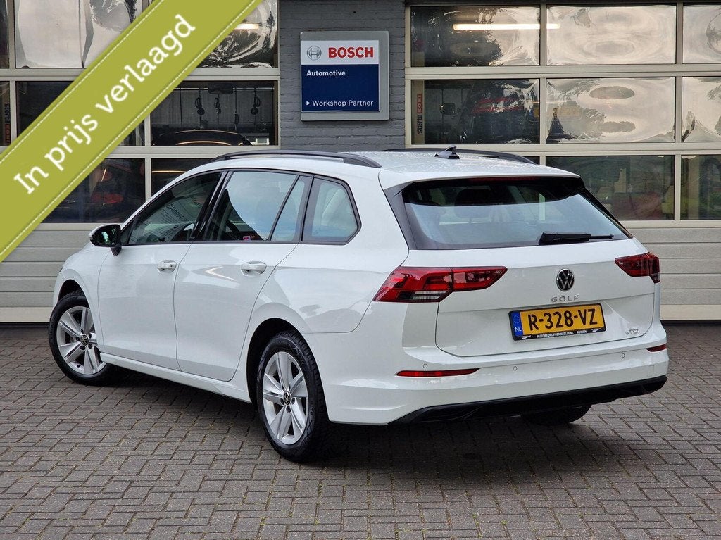 Volkswagen Golf Variant 1.0 eTSI Life|Digi-dash|110PK|DSG|Au, Auto's, Gebruikt, Met garantie (alle), Wit, 19 km/l