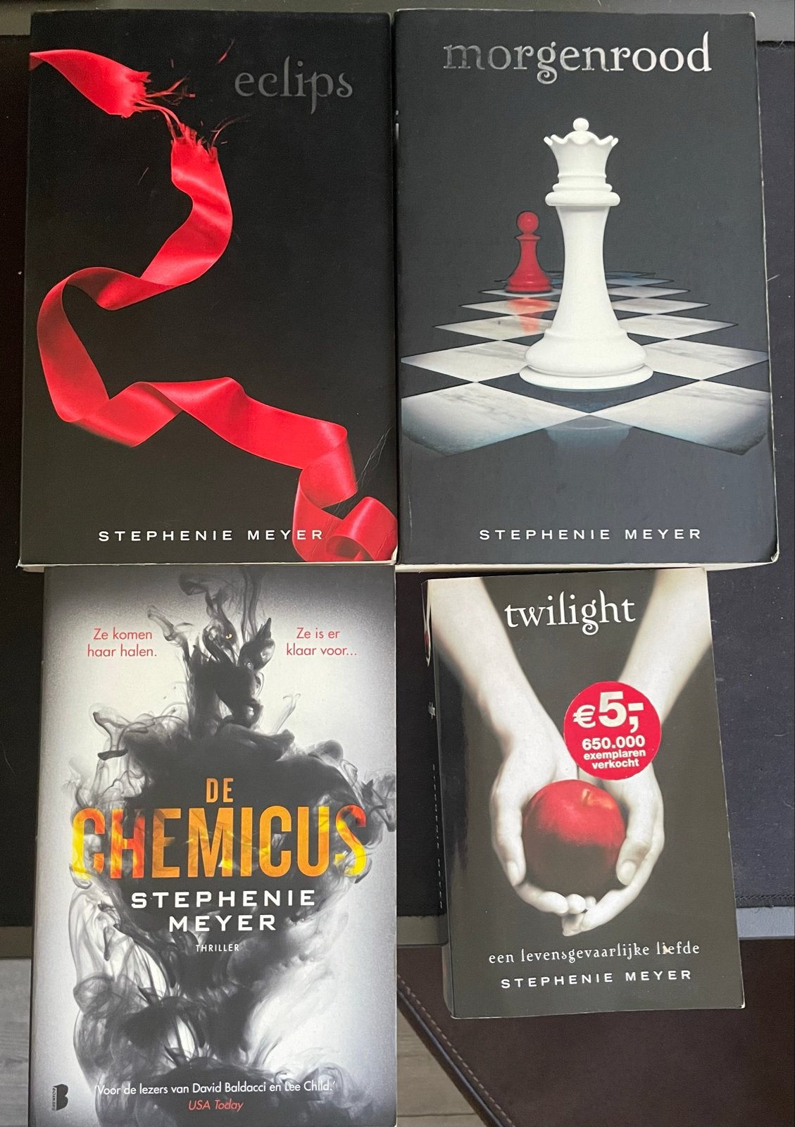 Stephenie Meyer Boeken: Twilight, Eclips, Morgenrood, De Che, Boeken, Ophalen of Verzenden, Gelezen, Amerika