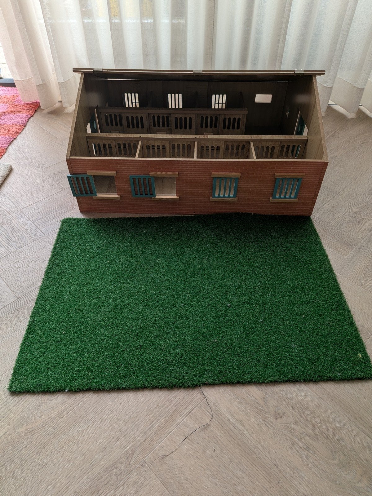 Kids Globe paardenstal voor Schleich paarden, Ophalen, Gebruikt, Jongen of Meisje