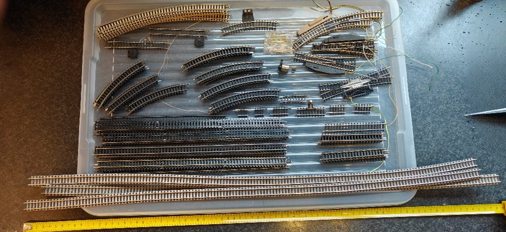 Minitrix rails, Gebruikt, Gelijkstroom, Rails, Ophalen