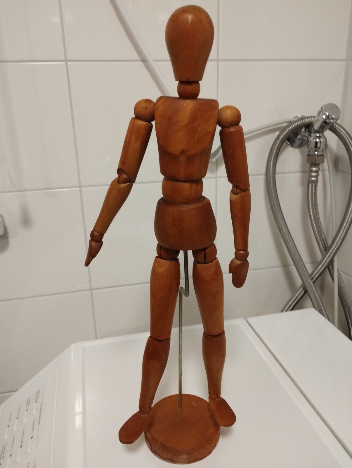 Oude houten teken pop of pop mannequin, Ophalen of Verzenden