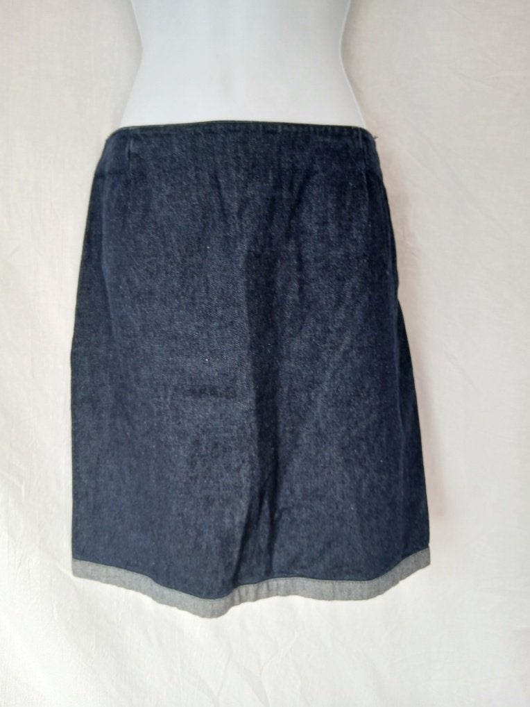 Leuke korte spijkerrok mt L merk Dept, Kleding | Dames, Rokken, Blauw, ., Maat 42/44 (L), Ophalen of Verzenden