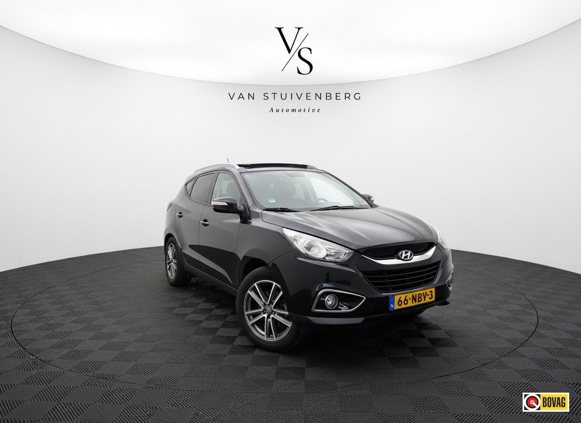 Hyundai Ix35 2.0i i-Catcher TREKHAAK LEDER PANO NAVI, Gebruikt, 4 cilinders, 1600 kg, SUV of Terreinwagen