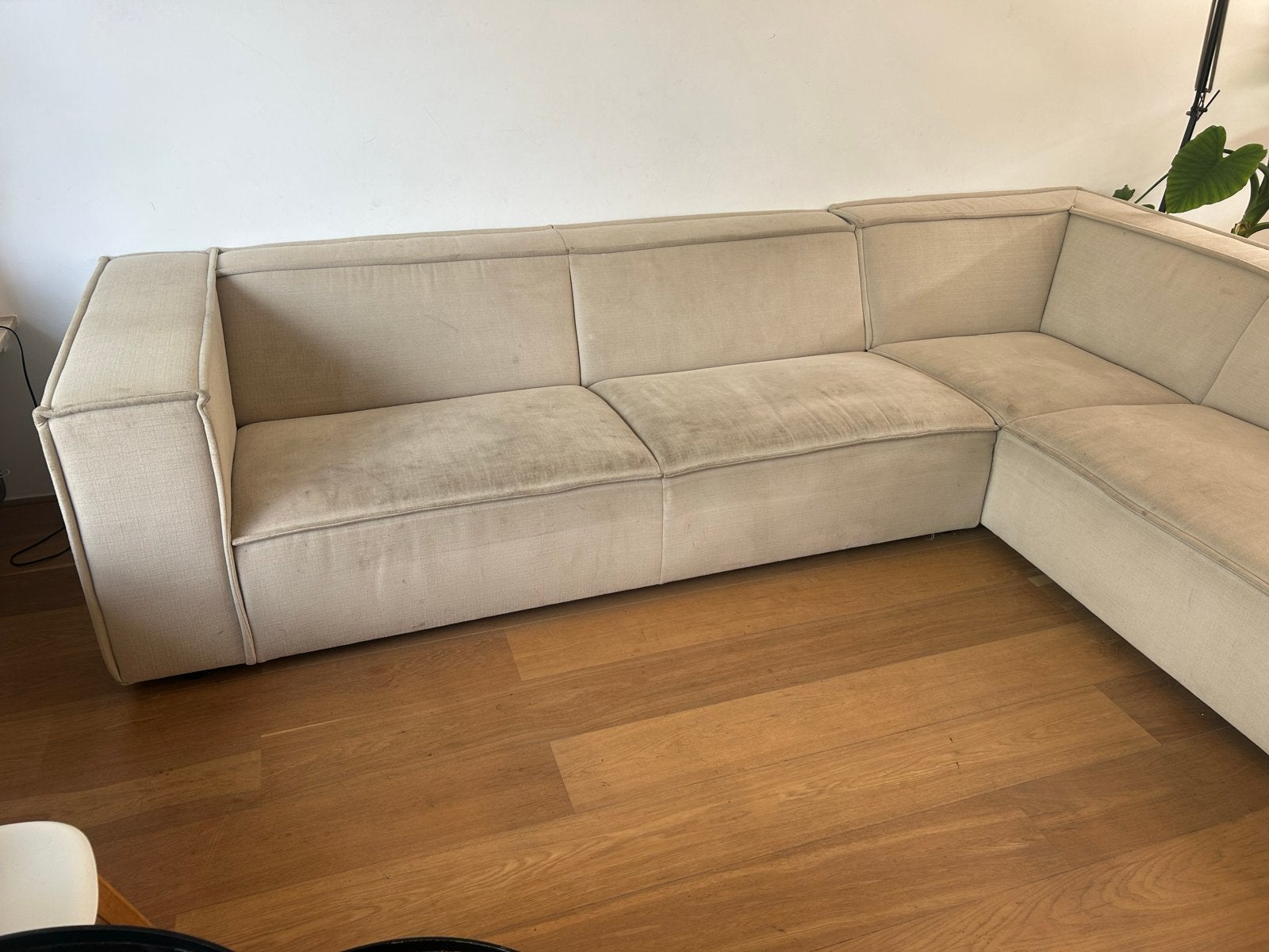 Hoekbank Bysidde Sommer rechts - Oat Beige 306cm, Ophalen, Gebruikt, Stof