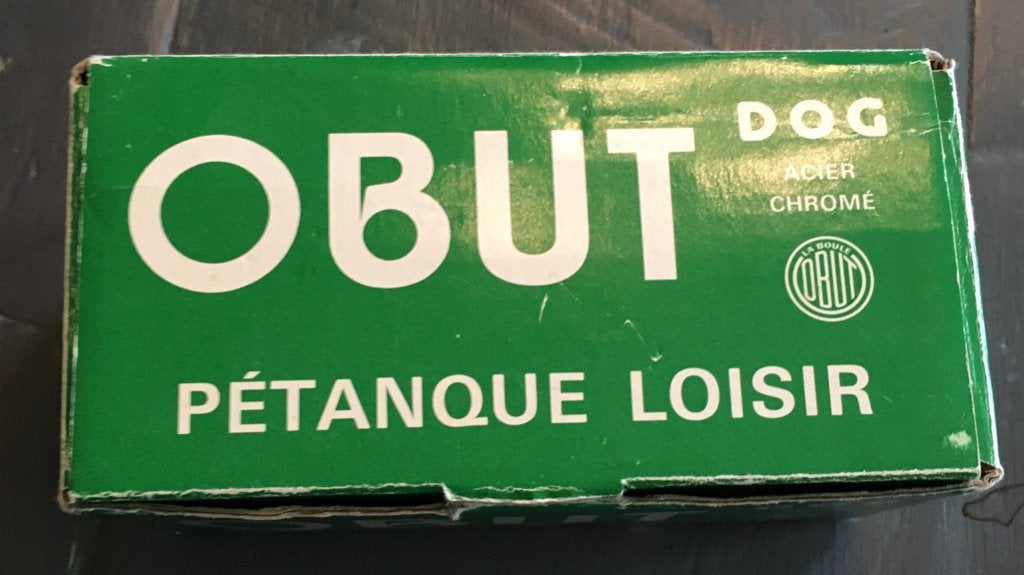 OBUT jeu de boules (DOG) (twee stuks), Ophalen, Zo goed als nieuw