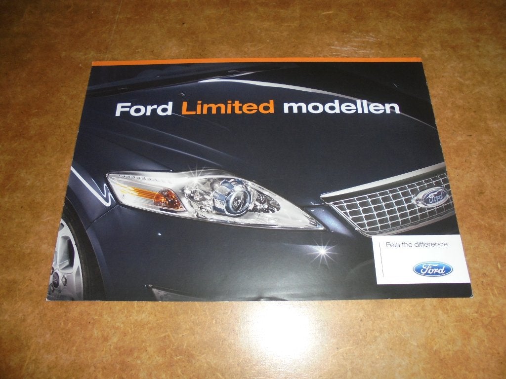 brochure Ford Focus/C-Max/Mondeo Limited, Ophalen of Verzenden, Nieuw, Ford