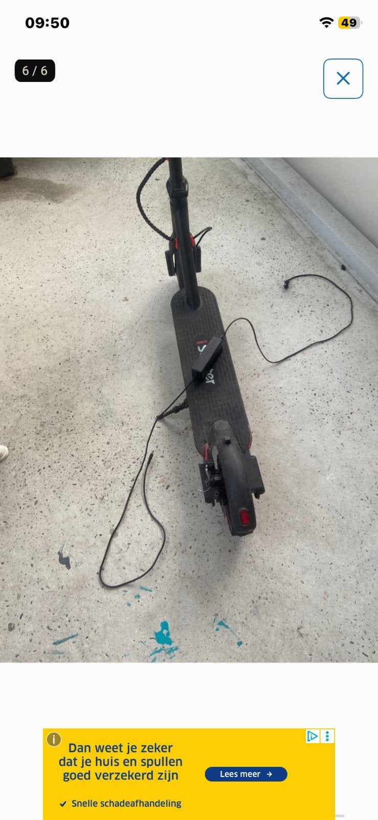 Elektronische step, Ophalen, Gebruikt, Minder dan 600 watt, Overige typen