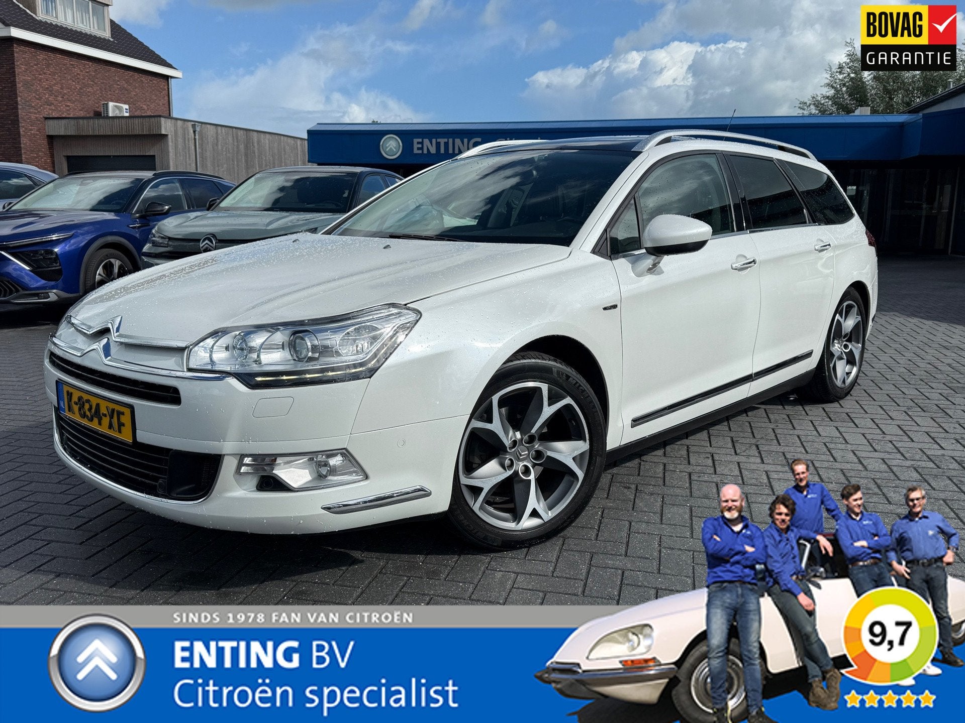 Citroen C5 Tourer 2.0 BlueHDi 150 EXCLUSIVE HIFI PANORAMADAK, Auto's, Voorwielaandrijving, Gebruikt, Euro 6, 4 cilinders