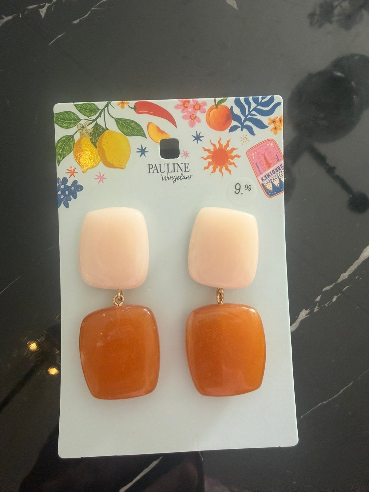 Oorbellen Van Pauline Wingelaar! Nieuw!!, Ophalen of Verzenden, Nieuw, Overige kleuren, Hangers