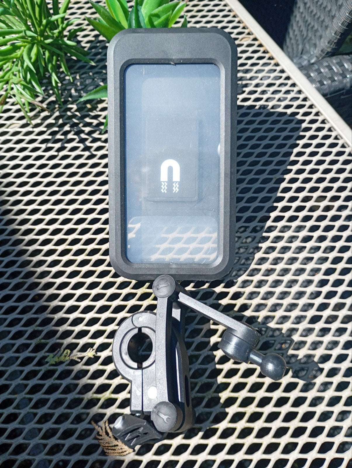 Telefoonhouder voor fiets of motor - Waterdicht, Ophalen of Verzenden, Zo goed als nieuw, Fiets