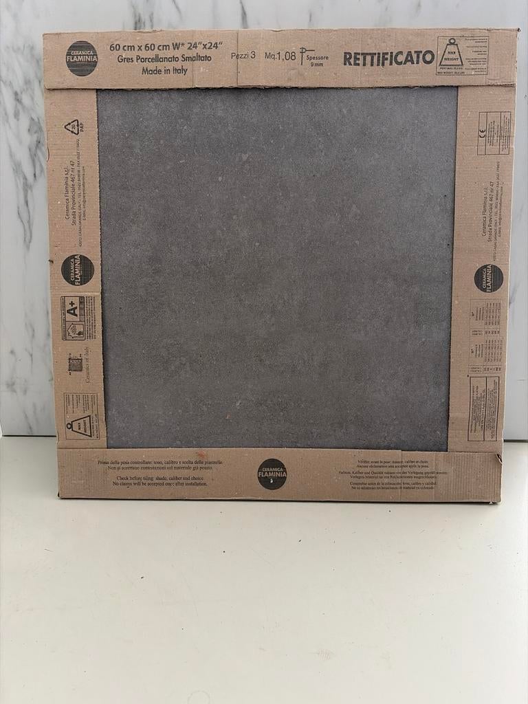 Keramische Tegel 60x60 cm - Made in Italy, Ophalen, 60 cm of meer, Keramiek, Nieuw