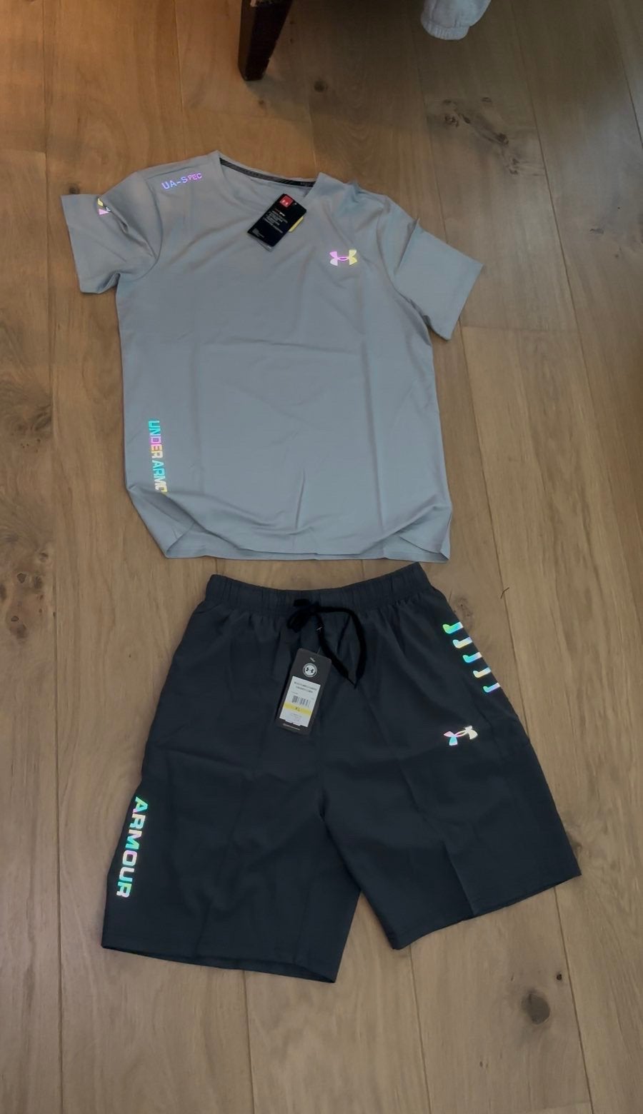 Under Armour Reflective Zomer Set, Maat 52/54 (L), Nieuw, Ophalen of Verzenden, Grijs