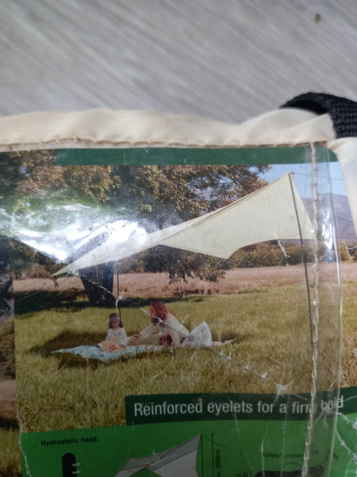 Crivit luifel zonnescherm schaduwdoek partytent, Opvouwbaar, Zo goed als nieuw, Stertent, Minder dan 5 meter