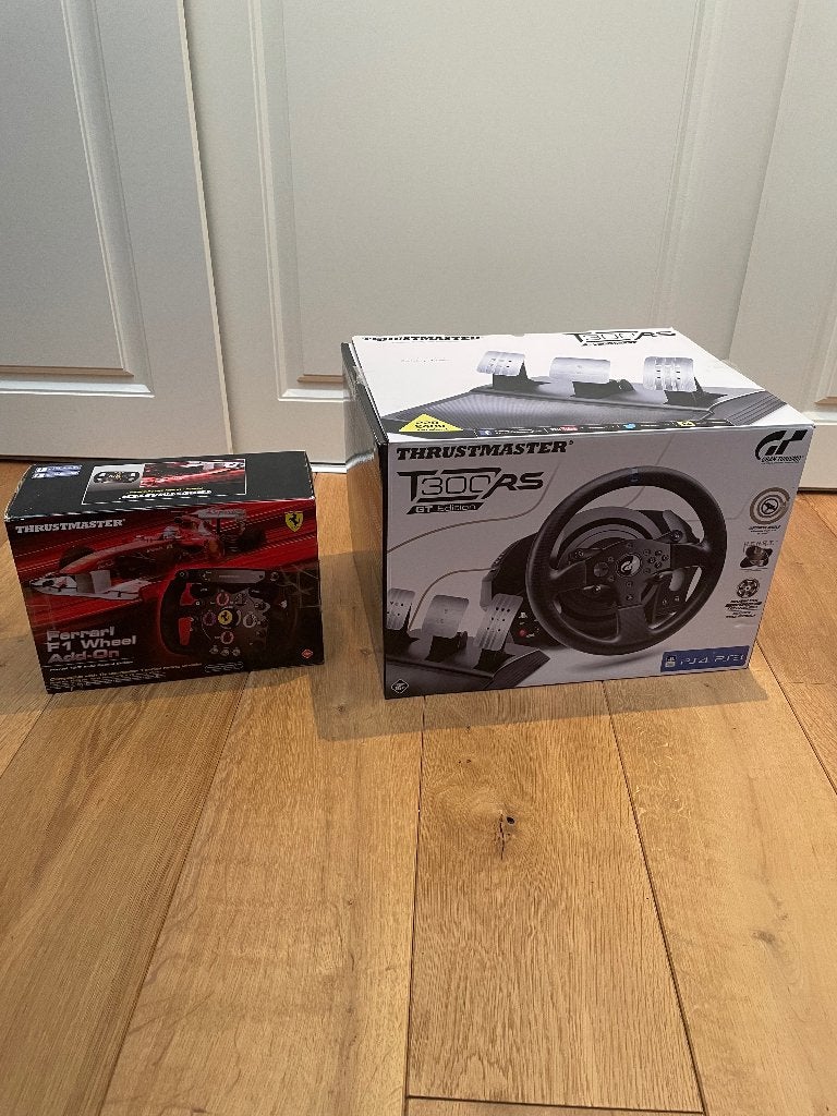 Thrustmaster T300 RS GT met Ferrari F1 Add-On, Ophalen, Zo goed als nieuw, Stuur of Pedalen, PlayStation 3