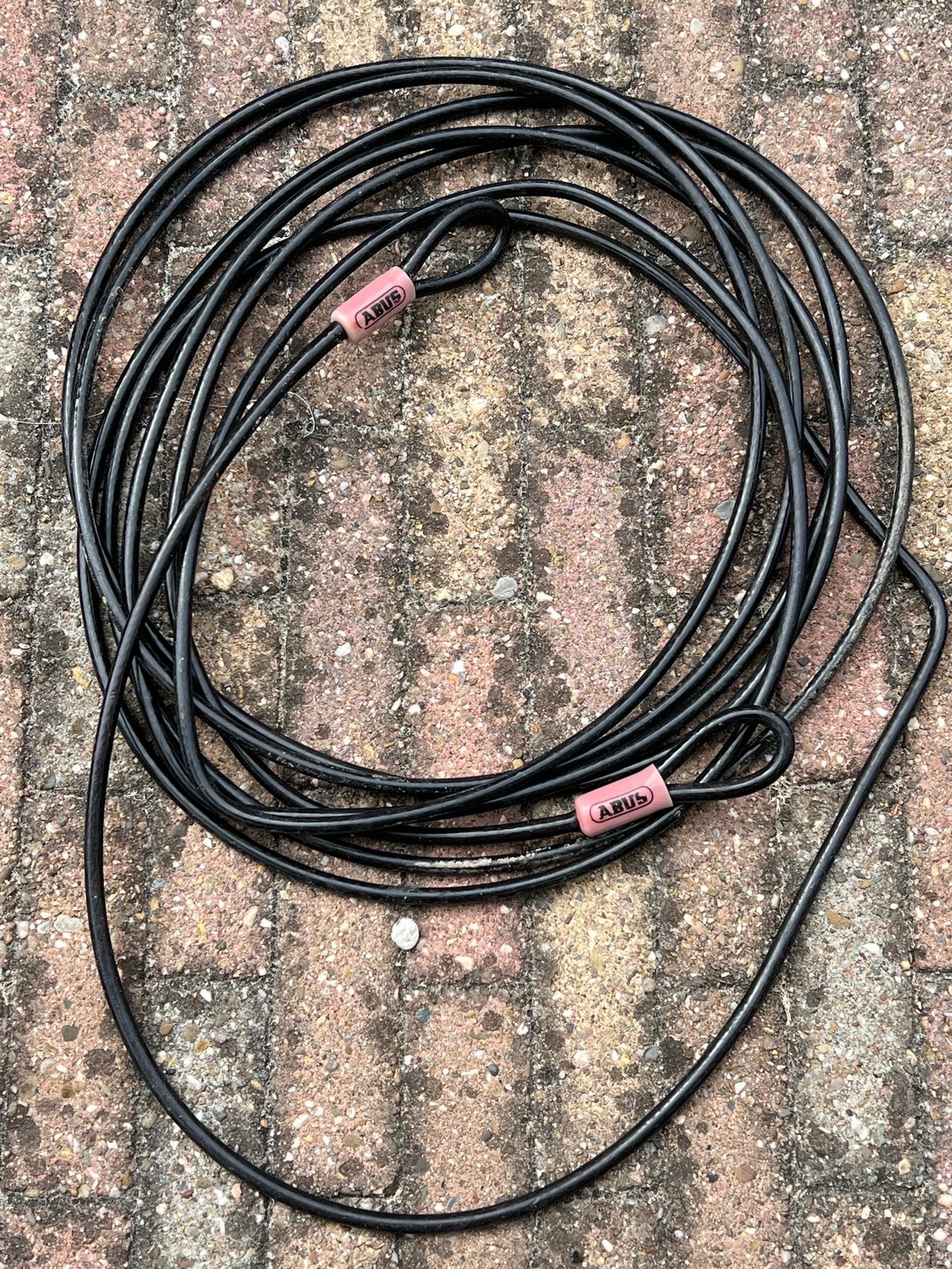 Bootslot kabel dikke en een dunne anker, Ophalen of Verzenden, Gebruikt, Kabelslot